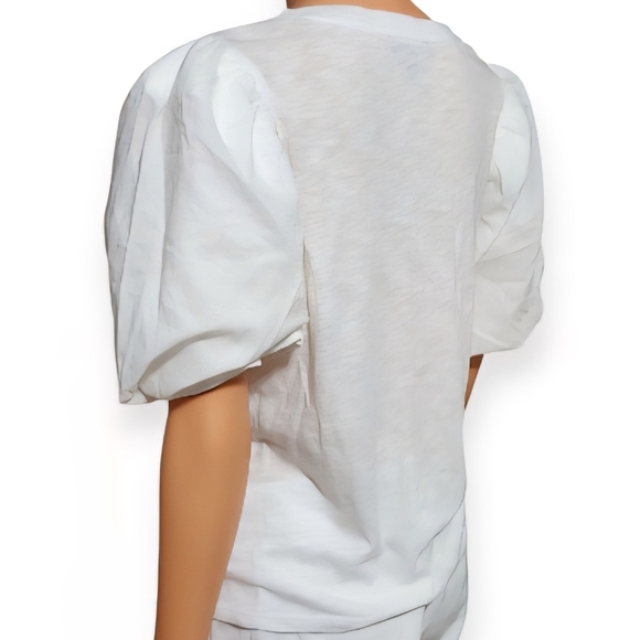 Express White Boxy Crop T-Shirt - Picture 5 of 8